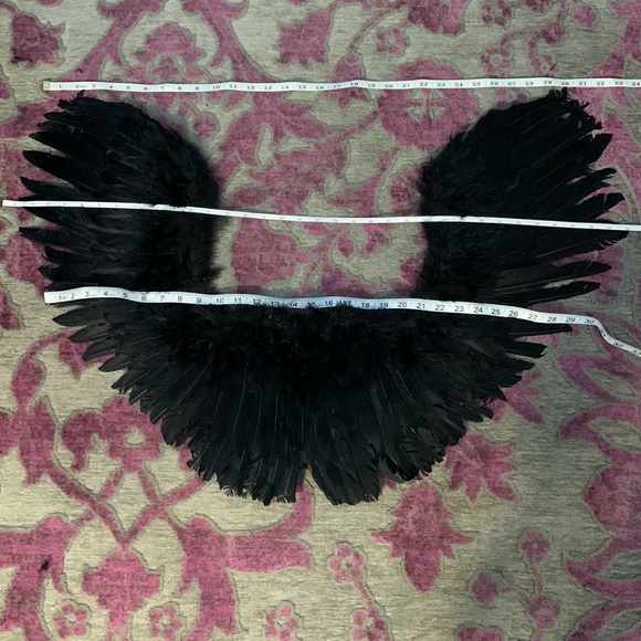 ❌SOLD❌👀Feathered Wings -Handmade-Real Duck & Goose Feathers-Costume-Ballet - Picture 4 of 9